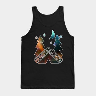 Hunker Down Camping Space & Stars Tank Top